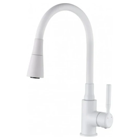 SHOP AKD::Змішувач для кухні INVENA POGO PLUS білий