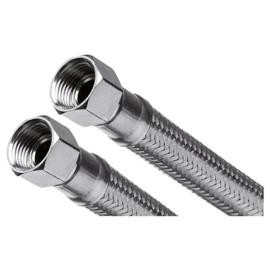 SHOP AKD::Шланг для води INVENA в стальному оплетенні прохід 12 мм. (1/2в х1/2в) 40 см