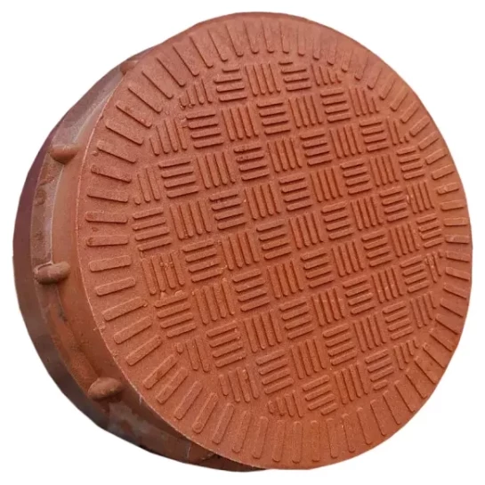 SHOP AKD::Люк каналізаційний полімерпіщаний Під трубу D315 (А15) 1,5т 340мм коричневий