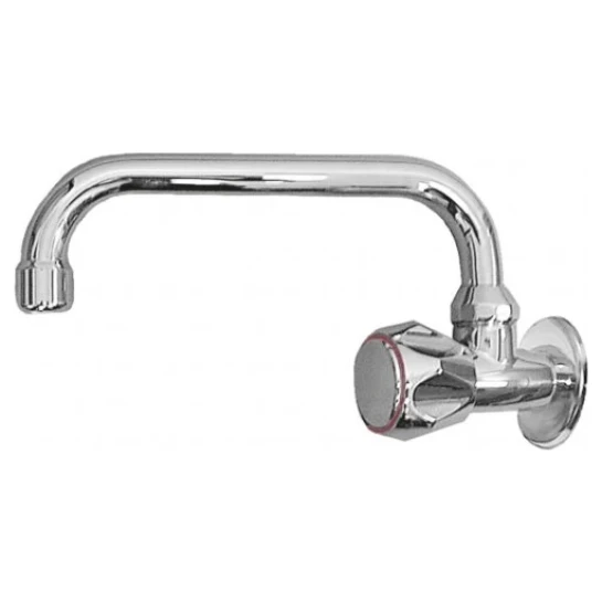 SHOP AKD::Водозапірний настінний кран з виливом типу U 200 мм. INVENA