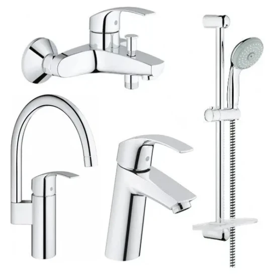 SHOP AKD::Набір змішувачів 4 в 1 GROHE Eurosmart