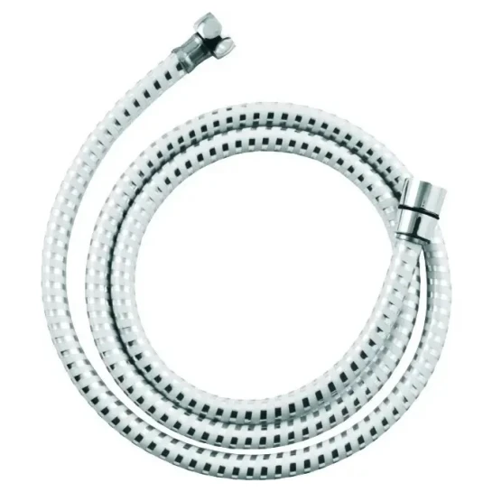 SHOP AKD::Шланг для душу INVENA Biflex 1,5м. білий/хром