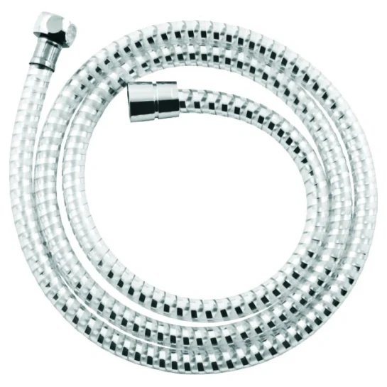 SHOP AKD::Шланг для душу INVENA Biflex 1,5м. прозорий/хром