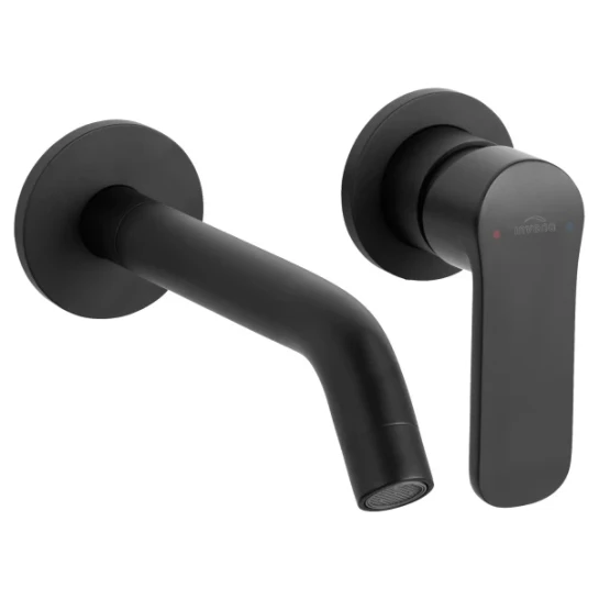 SHOP AKD::Змішувач для раковини  INVENA SIROS прихованний монтаж чорний