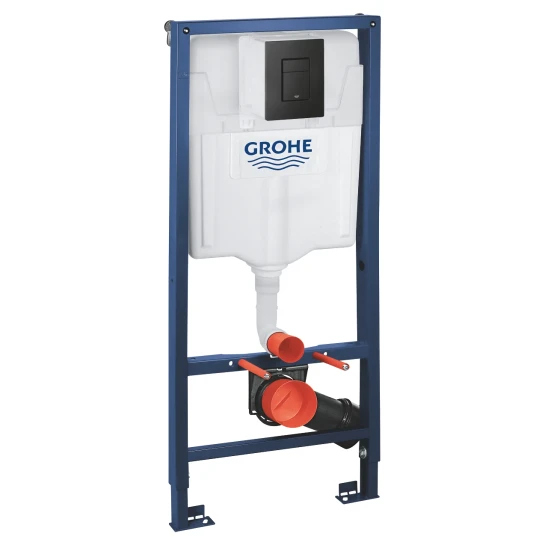 SHOP AKD::Інсталяційна система 3 в 1 GROHE Rapid SL, чорна кнопка