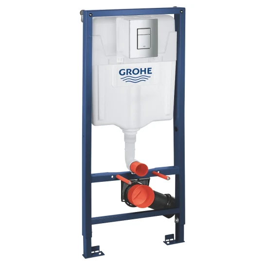 SHOP AKD::Інсталяційна система для унітазу 3 в 1 GROHE Rapid SL, кнопка хром