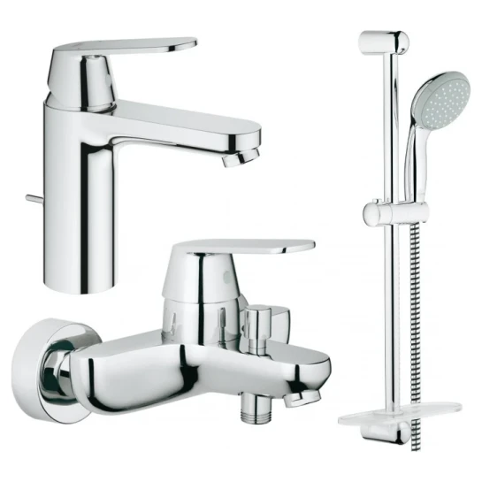 SHOP AKD::Набір змiшувачiв 3в 1 GROHE Eurosmart Cosmopolitan