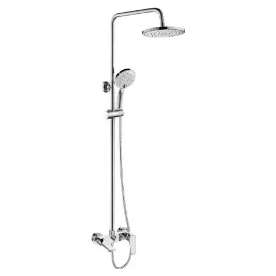 SHOP AKD::Душова система зі змішувачем для ванни INVENA DOKOS хром