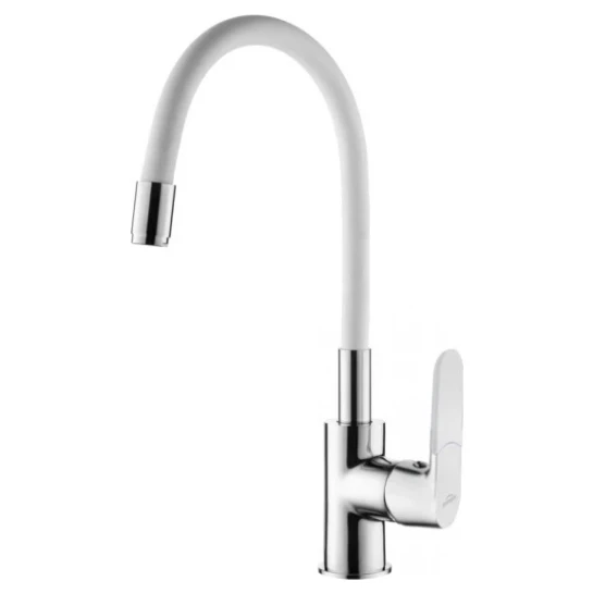 SHOP AKD::Змішувач для кухні INVENA JOGA білий