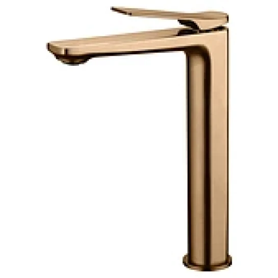 SHOP AKD::Змішувач для умивальника високий INVENA NERI мідь з click-clack