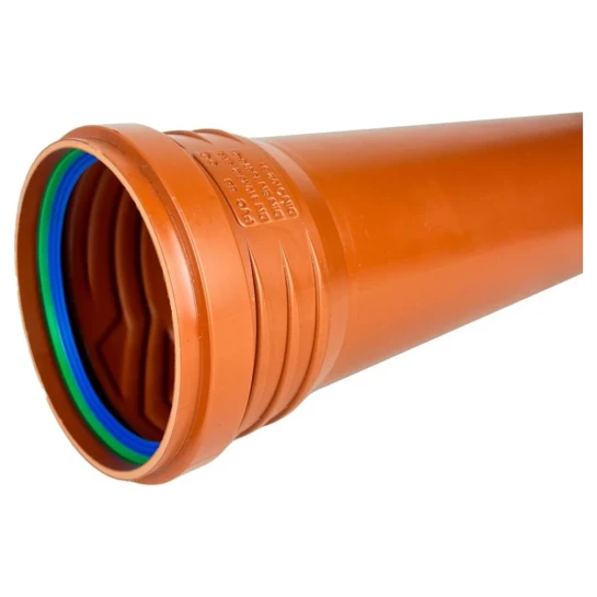 SHOP AKD::Труба каналізаційна ASG Esterno 250x2000 6.2 SN 4