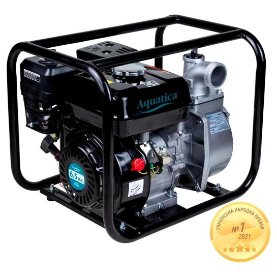 SHOP AKD::Мотопомпа AQUATICA 6.5л.с. Hmax 26м Qmax 30м³/ч (4-ех тактний)