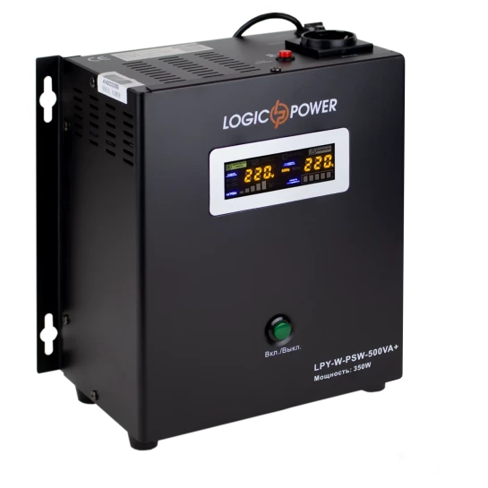 SHOP AKD::ДБЖ з правильною синусоїдою LOGIC POWER LPY-W-PSW-500VA+(350Вт) 5/10 (12V)
