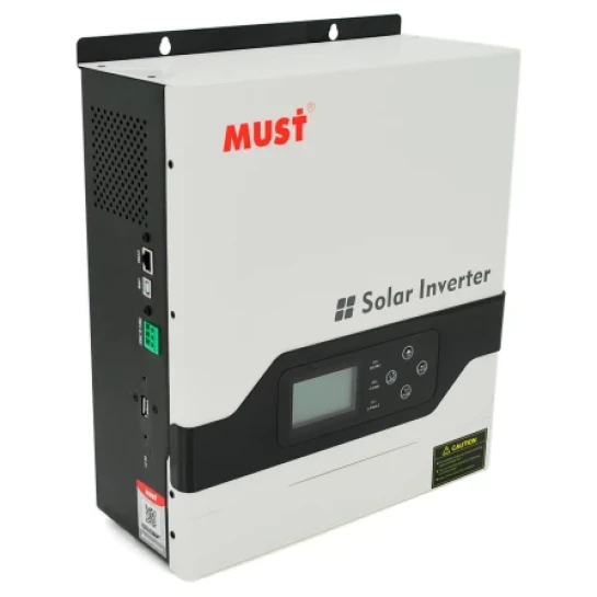 SHOP AKD::Гібридний інвертор MUST PV18-3024VPM, 3000W, 24V, ток заряда 20/30A, 160-275V, MPPT (60А, 145 Vdc)