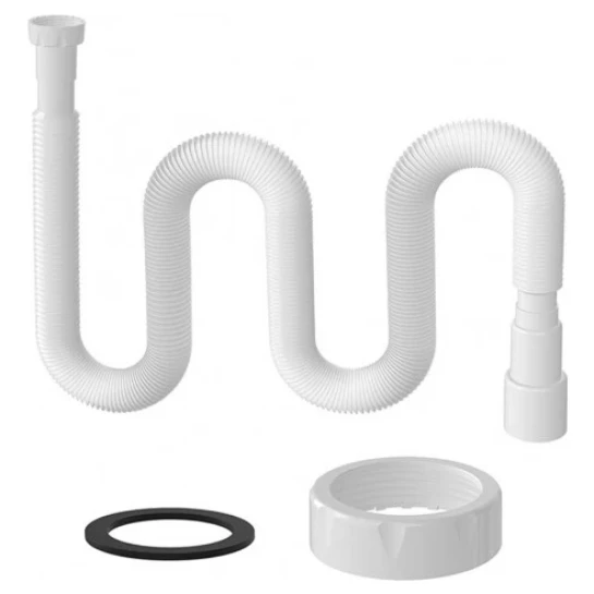 SHOP AKD::Гнучка труба NOVA з гайкою 1 1/2" під плоску прокладку 1470мм (1335)