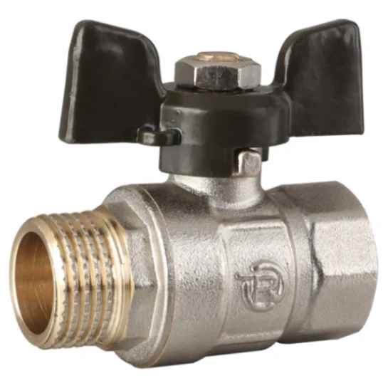 SHOP AKD::Кран кульовий REIGER+ 1/2" ЗВ чорний метелик (12/96)