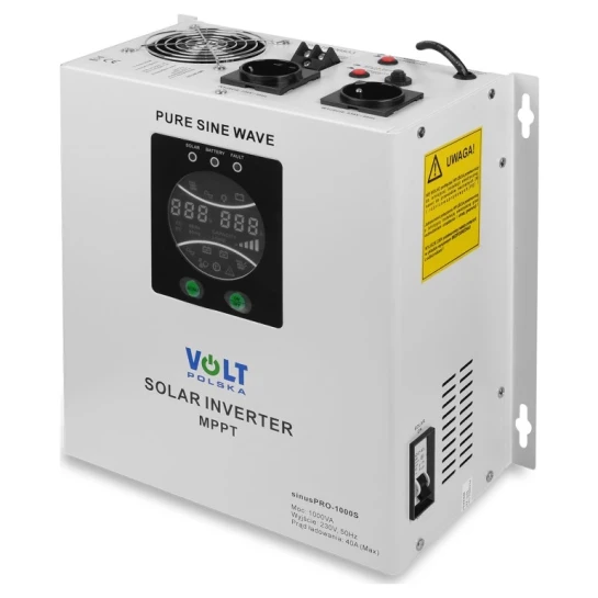SHOP AKD::Інвертор сонячний VOLT Sinus PRO S 1000S 12/230V (700/1000W) + 30A MPPT