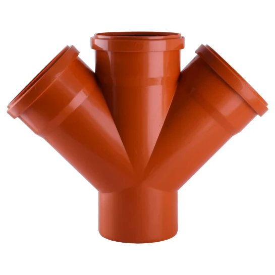 SHOP AKD::Хрестовина каналізаційна VSplast 110х110х110х45° зовнішня