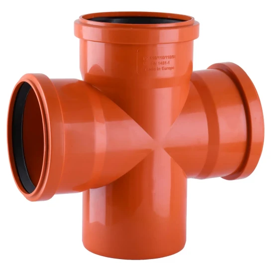 SHOP AKD::Хрестовина каналізаційна VSplast 110х110х110х90° зовнішня
