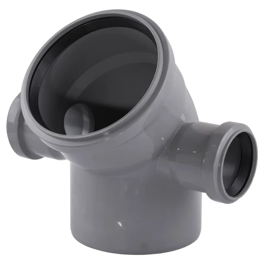 SHOP AKD::Коліно каналізаційне VSplast 110х110х45° +2х50х90° двоплощине ліве-праве