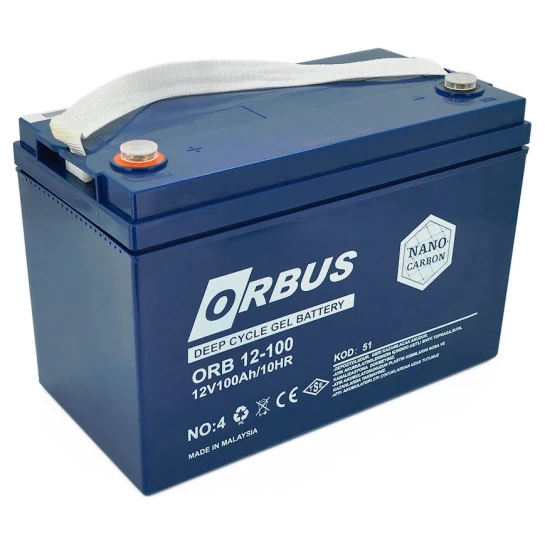 SHOP AKD::Акумуляторна батарея ORBUS CG 12100 GEL 12V, 100Ah