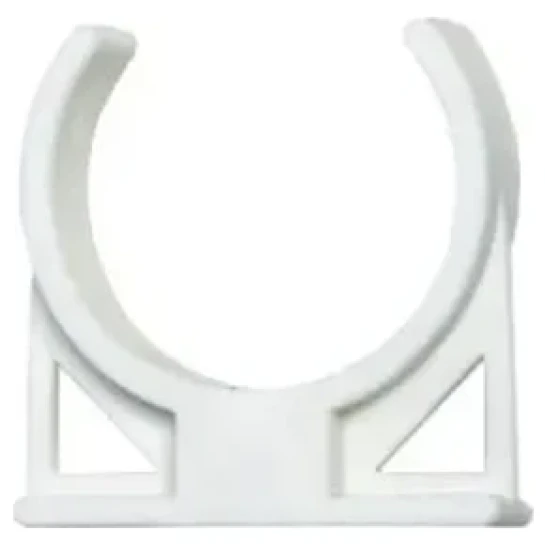 SHOP AKD::Кліпса KAPLYA  одинарна 2 1/2" біла