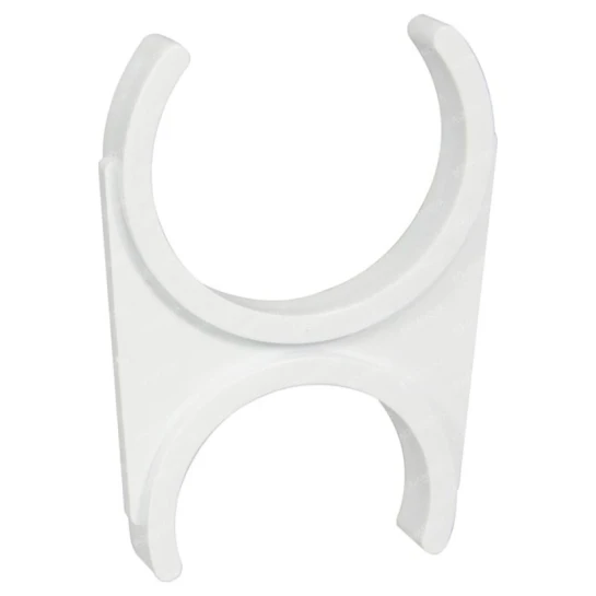 SHOP AKD::Кліпса KAPLYA  подвійна 2х 2 1/2" біла