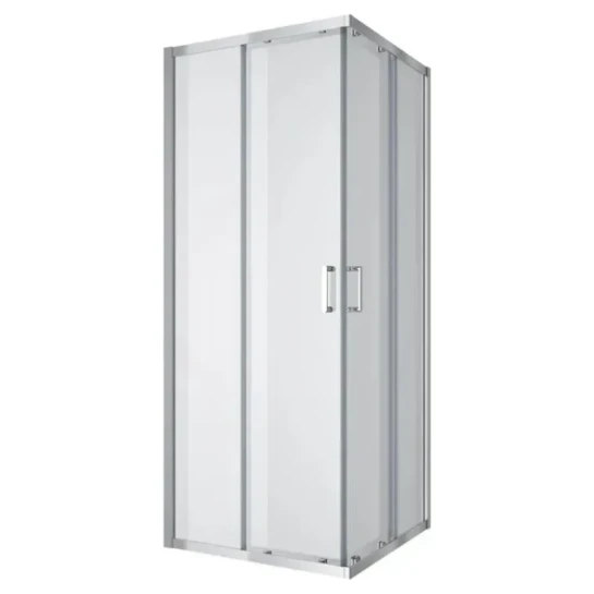 SHOP AKD::Душова кабіна KOLLER POOL Line 800x800x1850 мм,розсувна квадратна, хром,скло 6мм прозоре