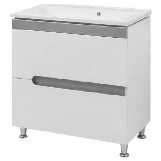 SHOP AKD::Тумба Van Mebles Верона з умивальником Глорія 80 сіра (напр.прих.монтаж)