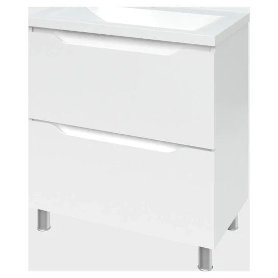 SHOP AKD::Тумба Van Mebles Амелія підлогова з умивальником Комо 60 біла