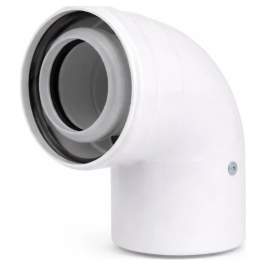 SHOP AKD::Коліно коаксіальне  ANTKALIP 60/100х90 ВЗ конденсаційне (TR.6090 С)