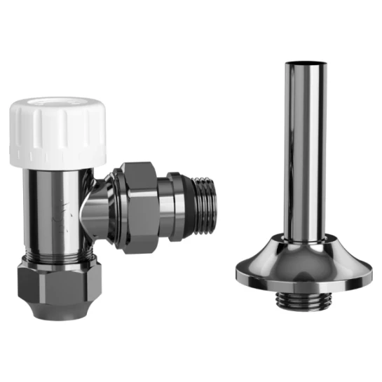 SHOP AKD::Кран радіаторний ASG SMART 1/2" кутовий термостатичний Chrome