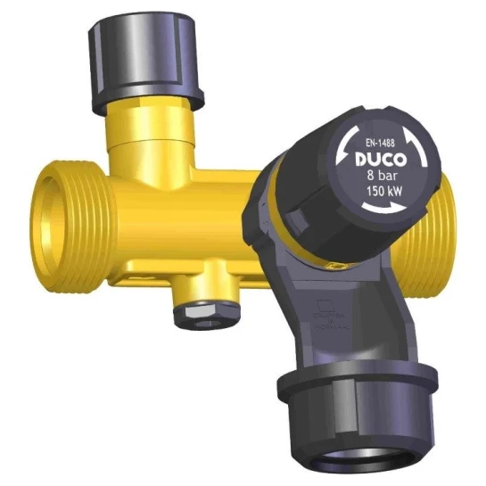 SHOP AKD::Група безпеки до бойлера DUCO 8 бар 1"
