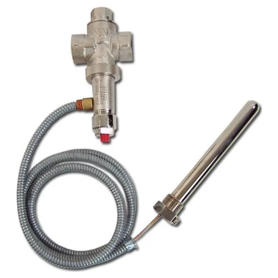 SHOP AKD::Клапан захисту від перегріву котла Watts STS 20 97°С 3/4"ВВ 130мм