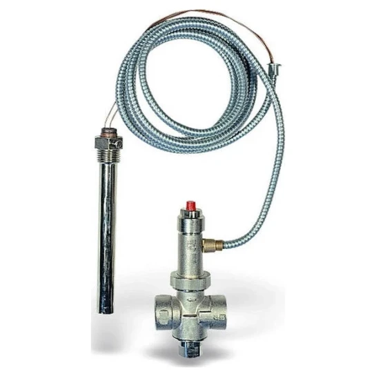 SHOP AKD::Клапан захисту від перегріву котла Watts STS.S 20 93°C 3/4" ВВ 130мм