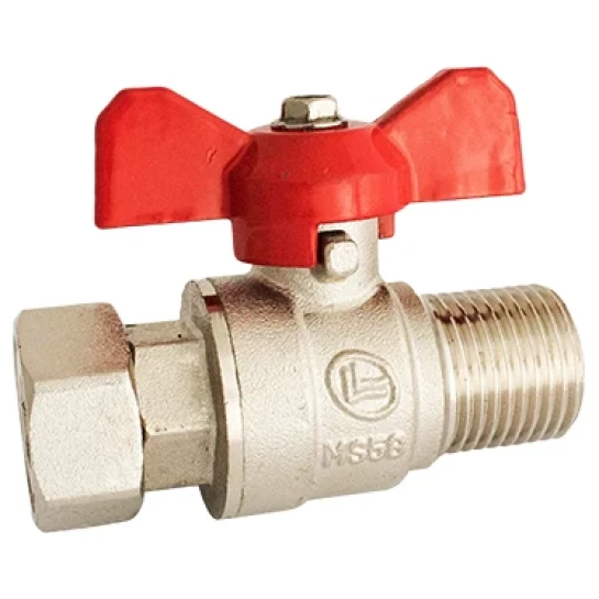 SHOP AKD::Кран кульовий прямий з накидною гайкою 1/2"х1/2" KARRO