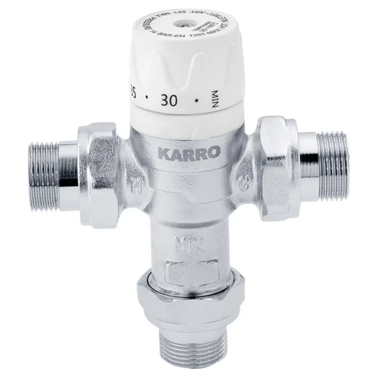 SHOP AKD::Кран трьохходовий термостатичний змішувальний KARRO 1/2" KR 1081