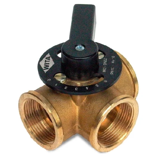 SHOP AKD::Клапан триходовий змішувальний HEL-WITA Minimix MI 3x1/2"В