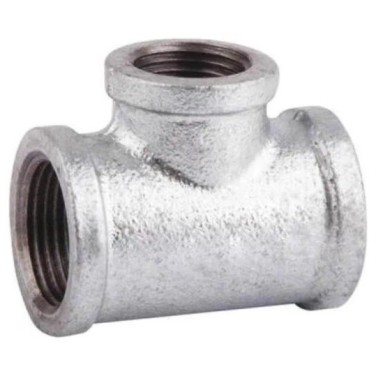 SHOP AKD::Трійник чавунний редукційний SD (Ду40х32х40) 1 1/2"х1 1/4"х1 1/2"ВВВ оцинкований