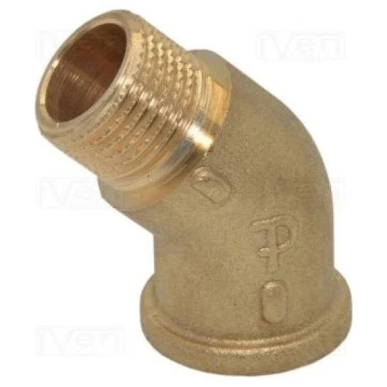 SHOP AKD::Коліно PATTARONI 45°х1" ВЗ латунь