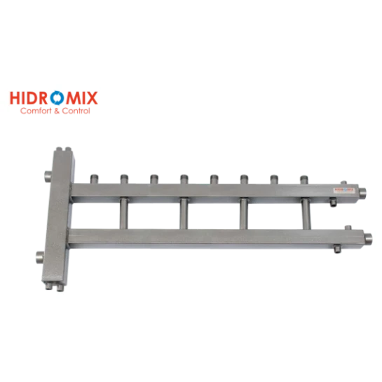 SHOP AKD::Моноблок з виходами вверх на 4 контури HIDROMIX МБ-4ВВ 1" БК 1 1/4" 75кВт+кріплення
