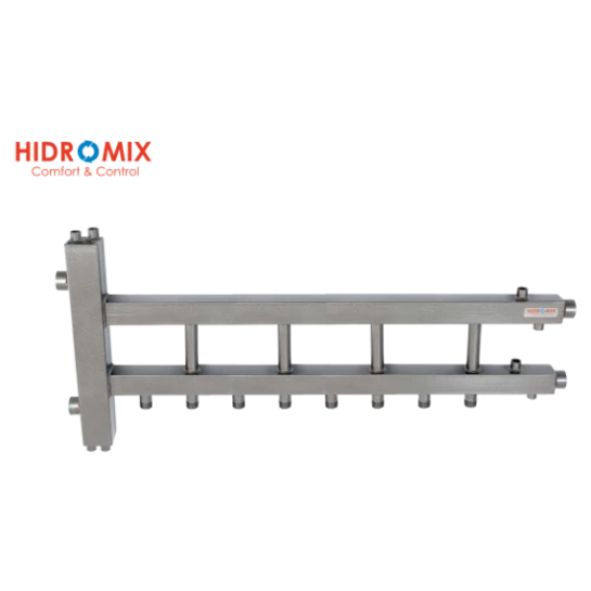 SHOP AKD::Моноблок з виходами в низ на 4 контури HIDROMIX МБ-4НВ 1" БК 1 1/4" 75кВт+кріплення