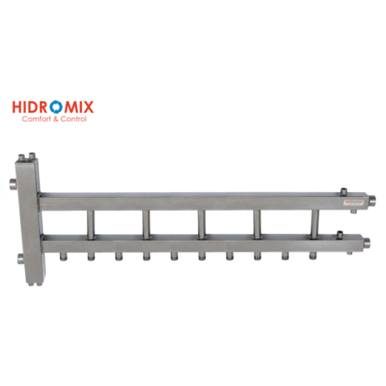 SHOP AKD::Моноблок з виходами в низ на 5 контури HIDROMIX МБ-5НВ 1" БК 1 1/4" 75кВт+кріплення
