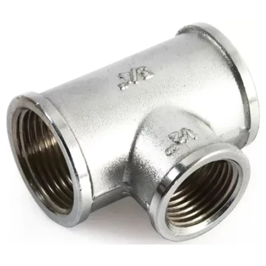 SHOP AKD::Трійник KARRO 1"х1/2х1" ВВВ хром