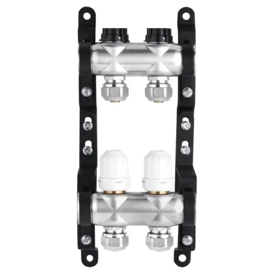 SHOP AKD::Колектор нержавіючий STA G1" х2 (Б/Т) з відсікаючими та термоклапанами і євроконусами Classic