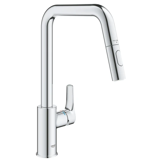 SHOP AKD::Змішувач для кухні GROHE Eurosmart New з видвіжним виливом