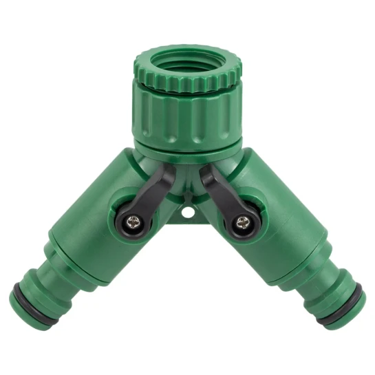 SHOP AKD::Кран розподільний з адаптерами GRAD 1/2" 2-а виходи в/р 1/2"×3/4" (ABS)