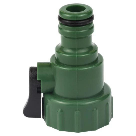 SHOP AKD::Кран запірний GRAD в/р 3/4" з адаптером на конектор 1/2" (ABS)