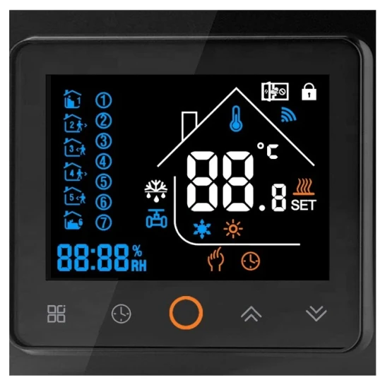SHOP AKD::Термостат Tervix Pro line WiFi для водяної/електричної підлоги 3000мм чорний