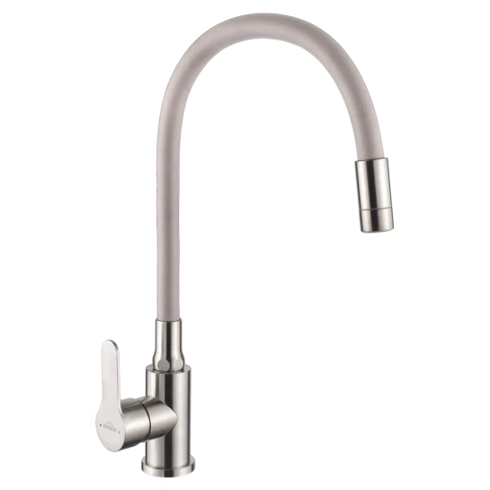 SHOP AKD::Змішувач для кухні INVENA Ksanti Inox, 2-функц,/кавовий